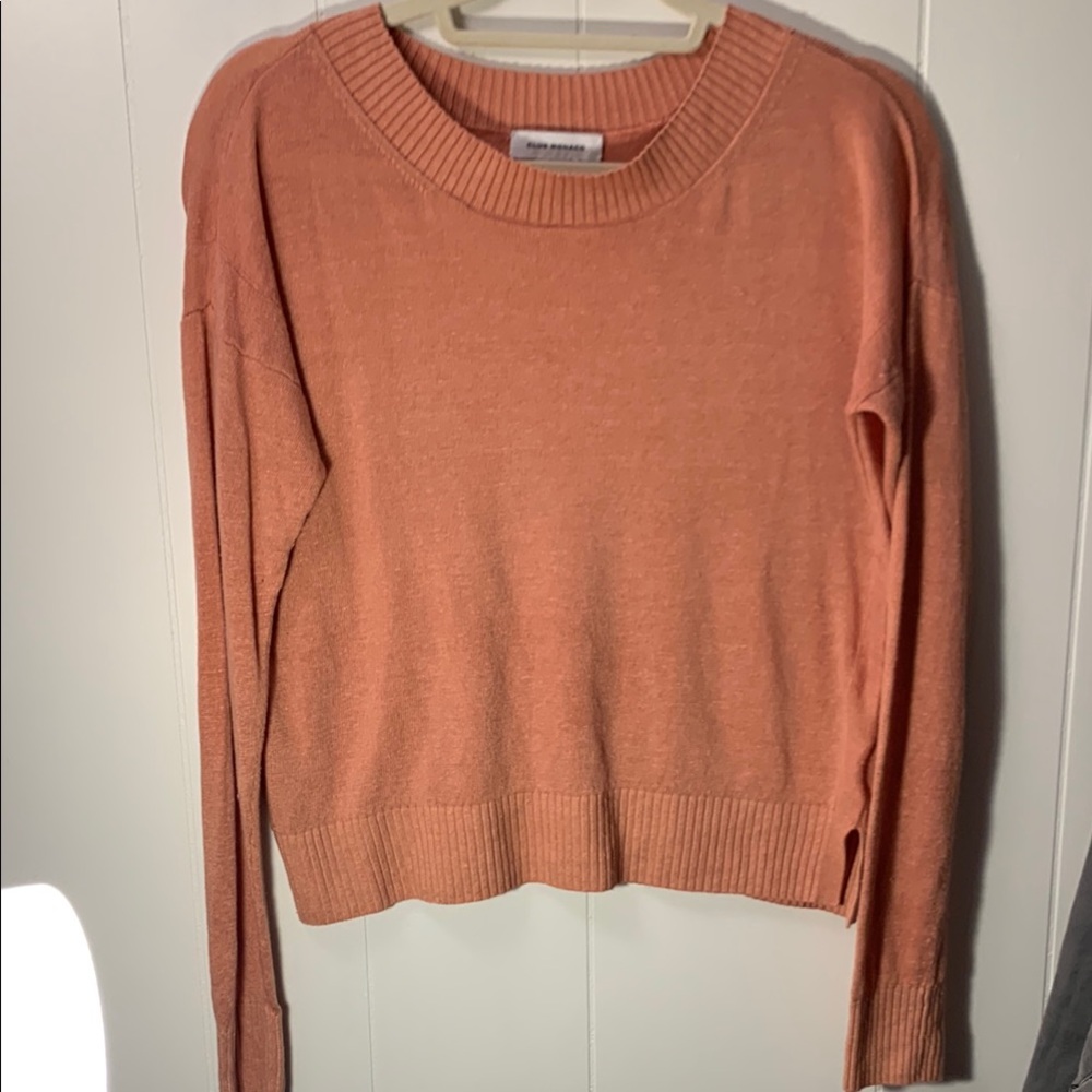 Club Monaco Peach Crewneck Sweater
